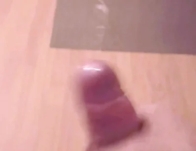 Stretching and Horny Cum