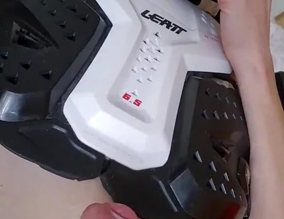 When Wear Motocross Protection, I Love Jerking off My Big Cock