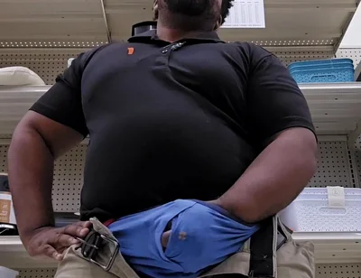 Thick Stepdaddy Cums in Public Store
