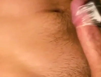 Vibrator on Dick Head Solo Orgasm in Morning Dirty Talks