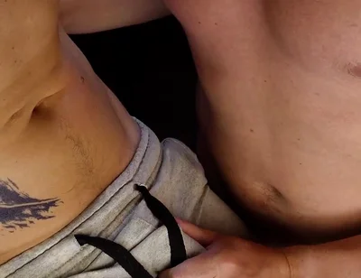 Cock in the Navel in the Kitchen