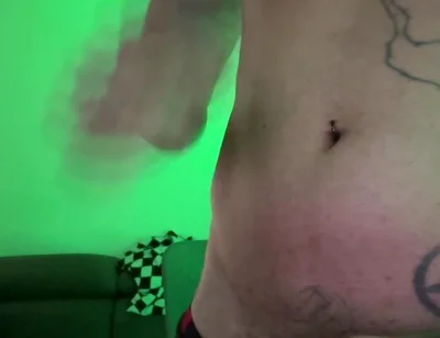Morbid Curiosity, Alone, at Home Touching Himself with Semi-transparent Clothing