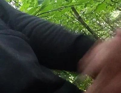 Cumshot at the Bus Stop
