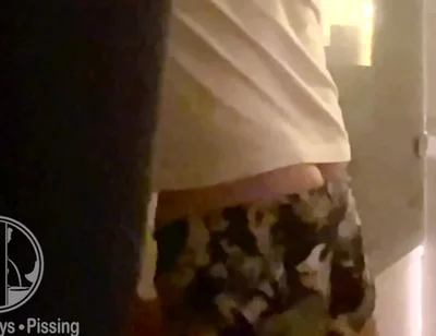 Caught Pissing on His Friend in the Bathtub