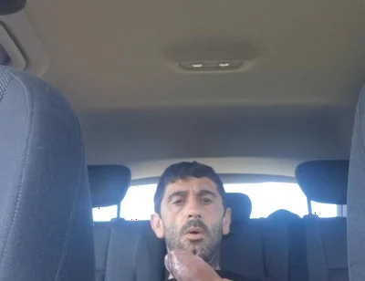 Mature Men Masturbating Naked in the Car