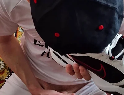 Licks Cum From Nike's Sneakers