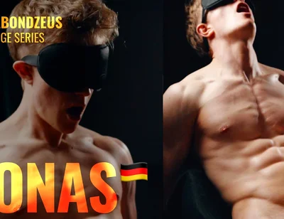 German Twink Blonde Jonas Edging