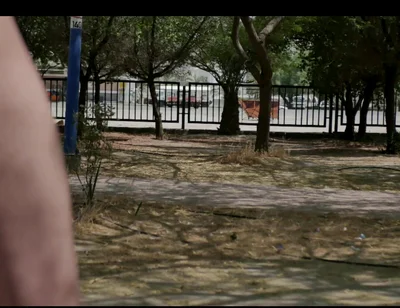 Arab Kuwaiti Exhibitionist Cruising Fully Naked in Park