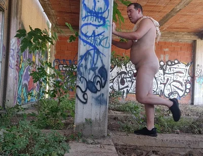 All Naked on a Construction Site