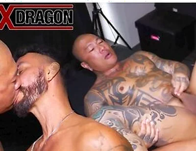 Kenjis Raging Cock Conquers Damian Dragons Ass With Total Control