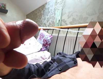 My Big Cock Shooting Fat Load to My Face Part 1