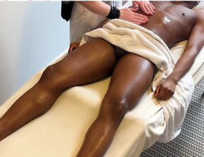 Black Guy Got Excited During Massage With New Masseur And Things Escalated