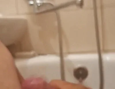 Masturbated in the Bathtub