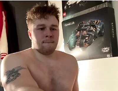 Chubby Boy Takes Massive 10 Dildo