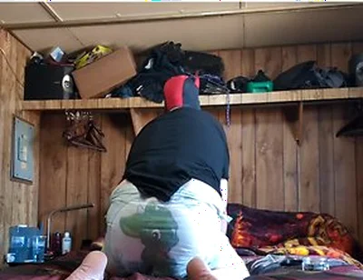 Pup Plays With Whip And Toy