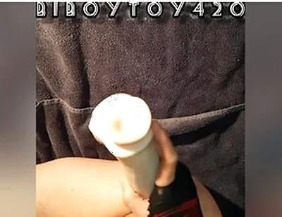 Twink Moaning On Long Dildo Anal Pleasure..hot Anal