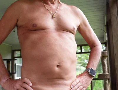 Grandpa on the Porch