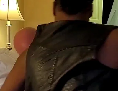 Bear Worships Leather Man