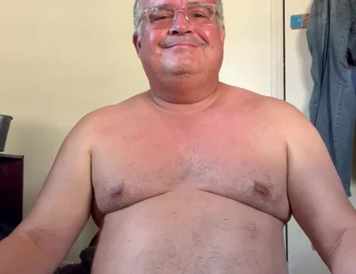 Man Nude in Bedroom in the Morning
