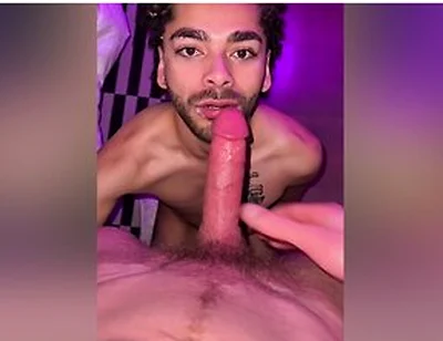 Deep Throat Training My Boyfriend And Feeding Him Cum