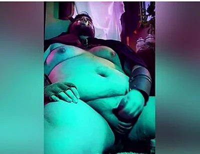 Sneaking Orc Discovers Alchemy Supplies, Plays With Thick Belly & Cock