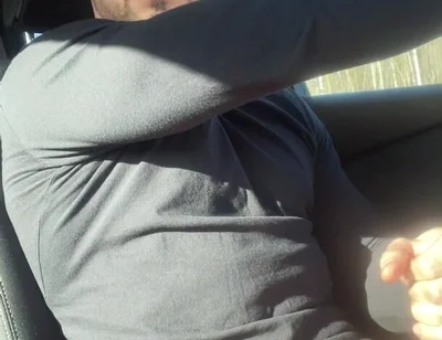 Car Masturbation and Cum