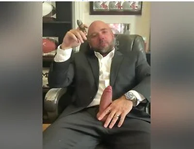 Jason Collins Cigar Smoking With A Raging Hard-on