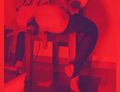 Femboy Fucked Hard by This Huge Dildo Till I Cum Milk