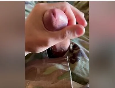 Soldier Relaxing On A Friday - Of Course It Will Involve Jerking Off My Throbbing Cock In My Uniform