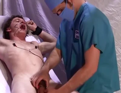 Takes Anal Play After Excruciating Nipple Shock