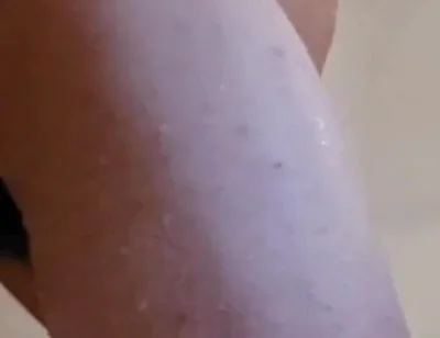 Husband Riding Huge Dildo in Shower