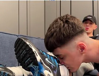 Bottom Sniffs Sweaty Socks And Gets A Creampie