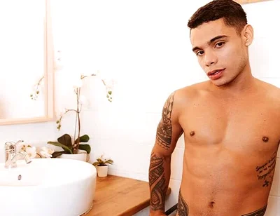 Hard in the Bathroom