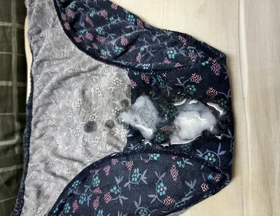 Step Stepsister Panties Jerked off Three Times Onto the Underwear