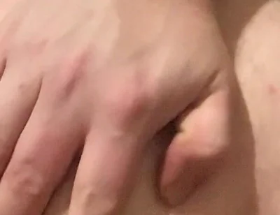 Big Beads in My Asshole Close up