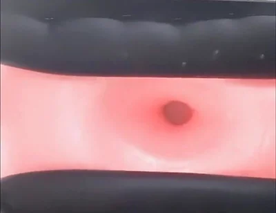Exercise donut ball pumped