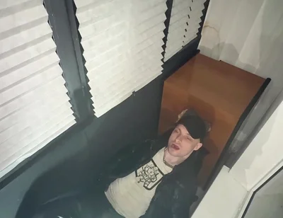 Leather Biker Piss on Leather Scally Chav Guy