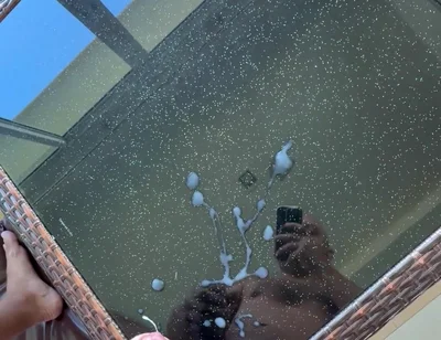 Cum on the Table Before Airbnb Checkout
