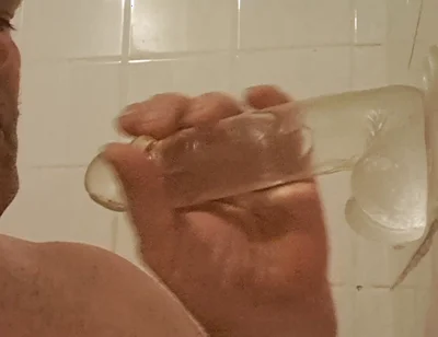 The Slut Is Clearly Addicted to Dildo Sucking