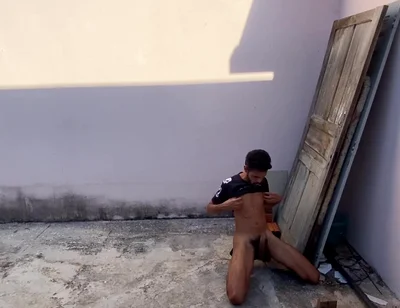 Jacking off in the Street of House