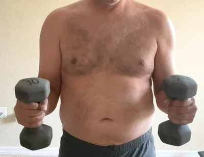 Stretching and lifting weights