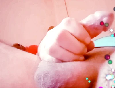 White Man's Ass and Milky Cock