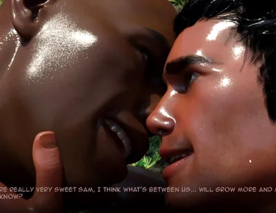 Horny Muscular Black Guy Fucking My Mouth Filled with Cum