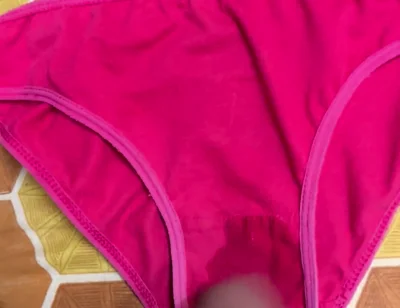 My Exgirlfriend Shreya's Red Sniffing and Panties Cum