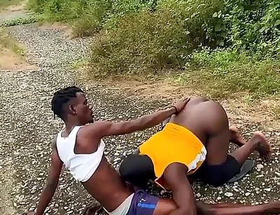 Outdoor Fucking My Chubby Friend