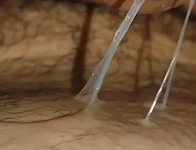 Massive Straight Cum in the Navel Hole!