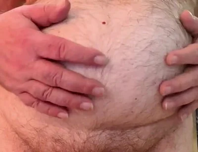 Coach Karl Rubs His Belly 6811