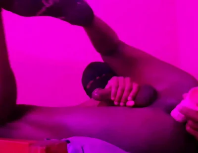 Fucking My Ass and Stroking My Hard Cock