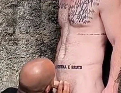 Backyard Blowjob.