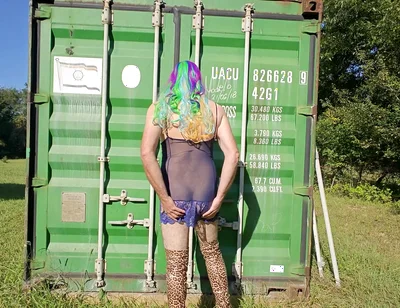 Crossdresser Outside Masturbation Sessions